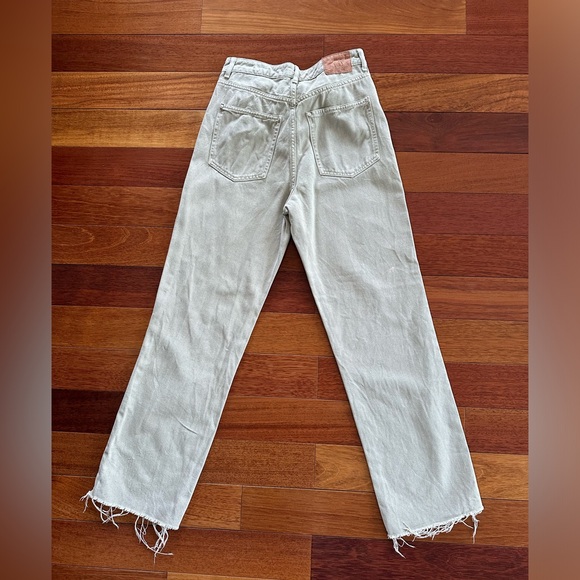 Zara Green Jeans - Size 4 - Picture 2 of 4